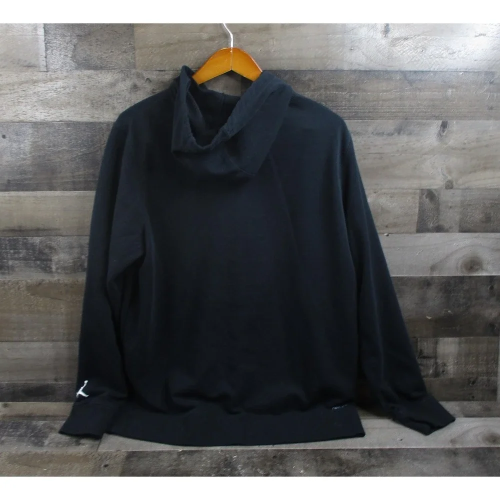 Jordan Hoodie Mens Large Black Jumpman Pullover Basketball Graphic DJ0634-010